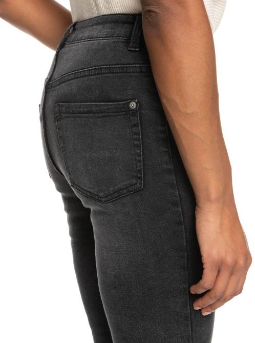 X4FH473 anthracite Night Away Slim Jeans Women Roxy | Jeans