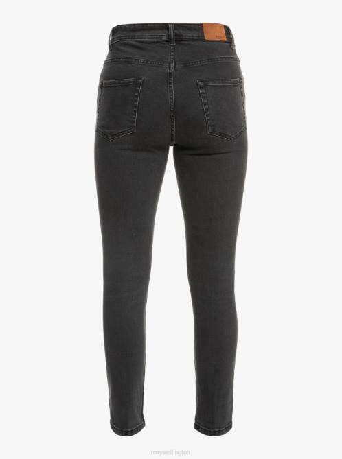 X4FH473 anthracite Night Away Slim Jeans Women Roxy | Jeans
