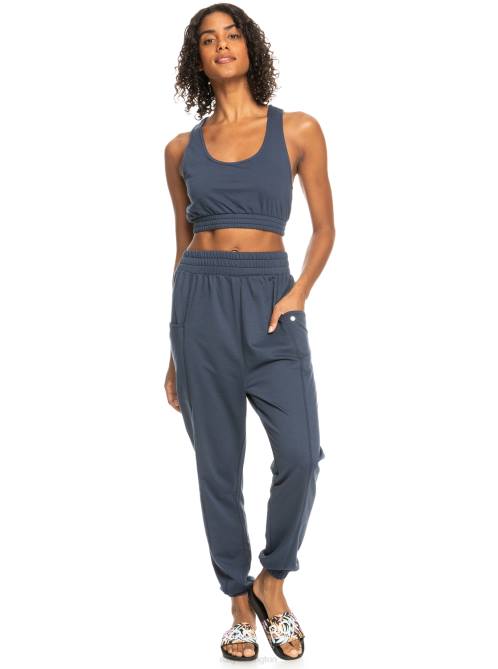X4FH478 mood indigo Next Set Drop Crotch Joggers Women Roxy | Pants