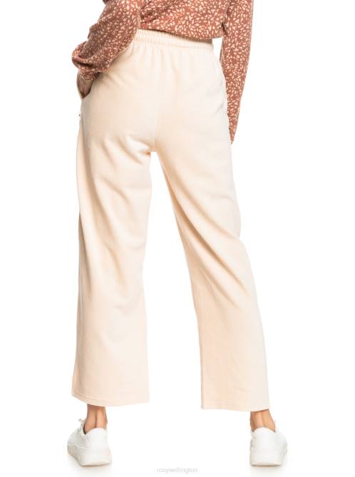 X4FH542 tapioca Escape Plan High-Waisted Sweatpants Women Roxy | Pants