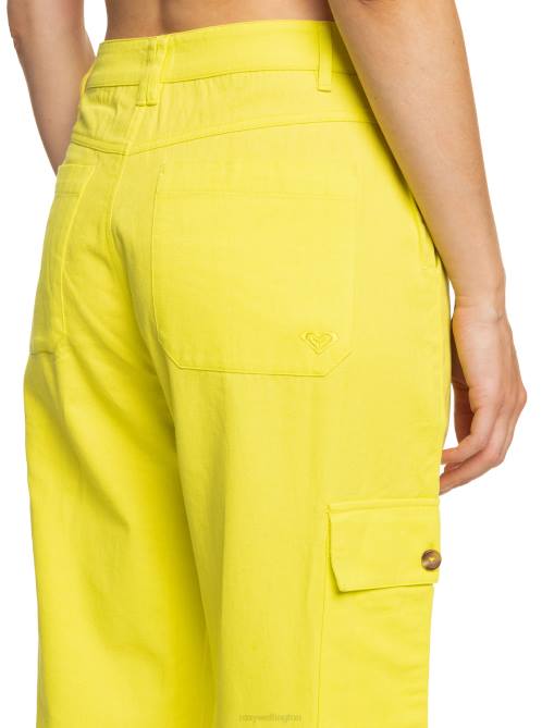 X4FH9 yellow plum Surf.Kind.Kate. Cargo Pants Women Roxy | Pants