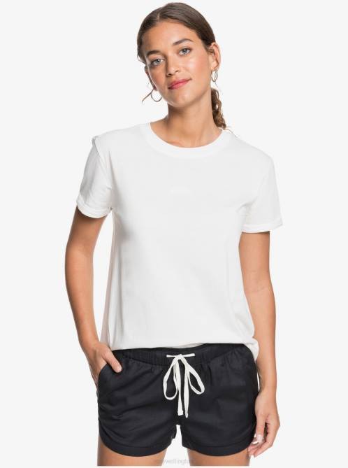 X4FH240 true black New Impossible Love Elastic Waist Shorts Women Roxy | Shorts