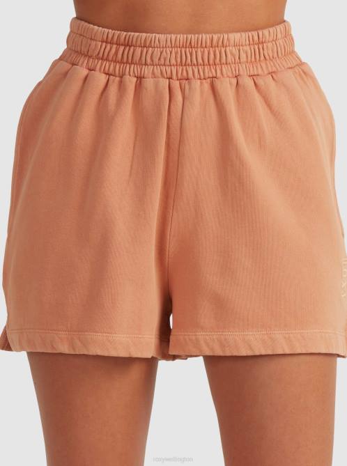 X4FH325 toasted nut Tranquil Days Sweatshorts Women Roxy | Shorts