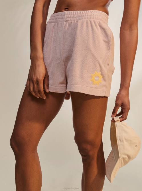 X4FH385 peach whip Better Not Wait Toweling Shorts Women Roxy | Shorts