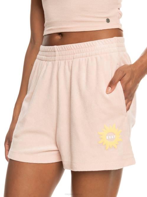 X4FH385 peach whip Better Not Wait Toweling Shorts Women Roxy | Shorts