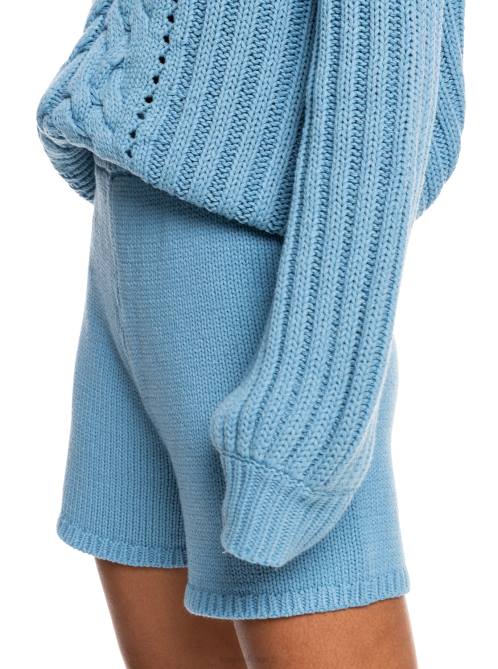 X4FH420 dusk blue Hello Again Shorts Women Roxy | Shorts