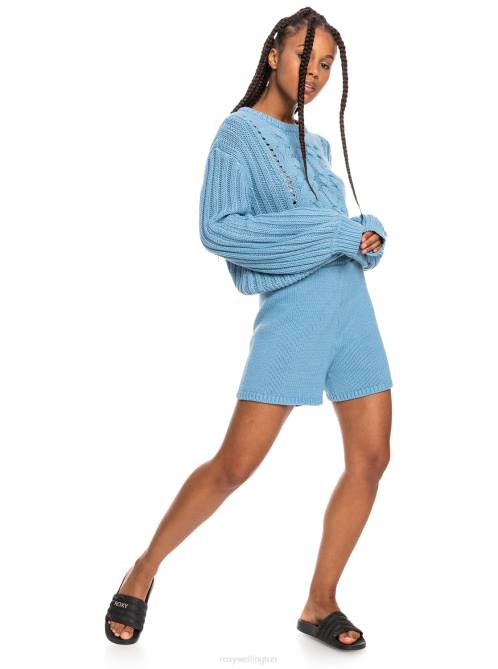 X4FH420 dusk blue Hello Again Shorts Women Roxy | Shorts