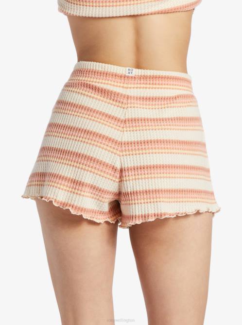 X4FH453 tapioca retro rays Twilight Mood Printed Shorts Women Roxy | Shorts