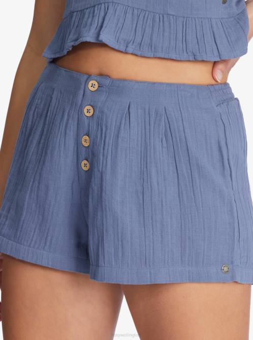 X4FH489 bijou blue Sunset Mind Beach Shorts Women Roxy | Shorts