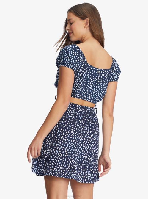 X4FH452 mood indigo wild dots Girls Night Out Skirt Women Roxy | Skirts