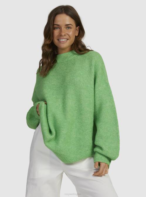 X4FH2 green dream Little Dume Oversized Sweater Women Roxy | Sweaters