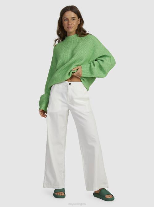 X4FH2 green dream Little Dume Oversized Sweater Women Roxy | Sweaters