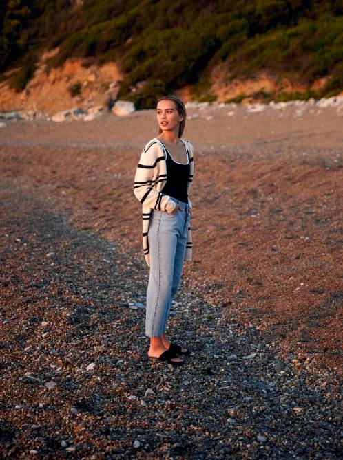 X4FH363 tapioca Above The Sun Cardigan Women Roxy | Cardigans