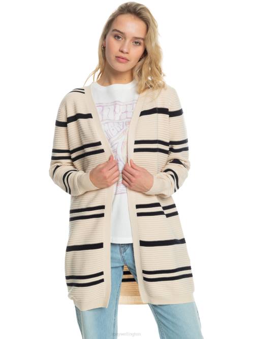 X4FH363 tapioca Above The Sun Cardigan Women Roxy | Cardigans