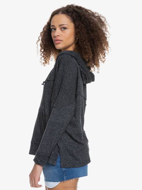 X4FH556 anthracite Surfer Paradise Knit Top Women Roxy | Sweaters