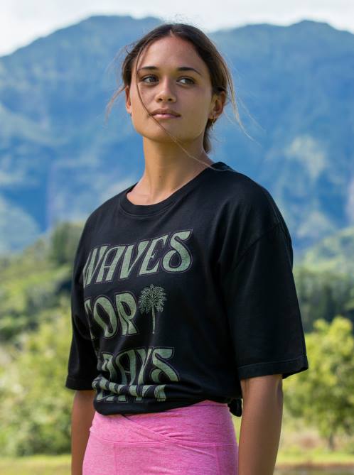 X4FH110 anthracite Barracuda Oversized T-Shirt Women Roxy | T-shirts