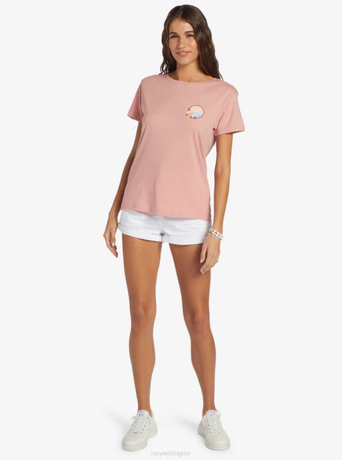 X4FH271 rosette Tropical Oasis Boyfriend T-Shirt Women Roxy | T-shirts