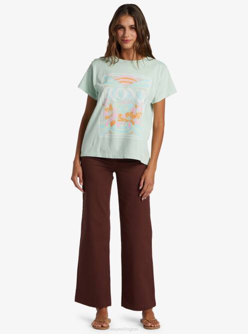 X4FH290 ambrosia Rays Oversized T-Shirt Women Roxy | T-shirts