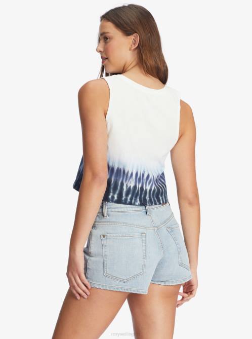 X4FH532 powder blue Ocean Dreams Sleeveless T-Shirt Women Roxy | T-shirts