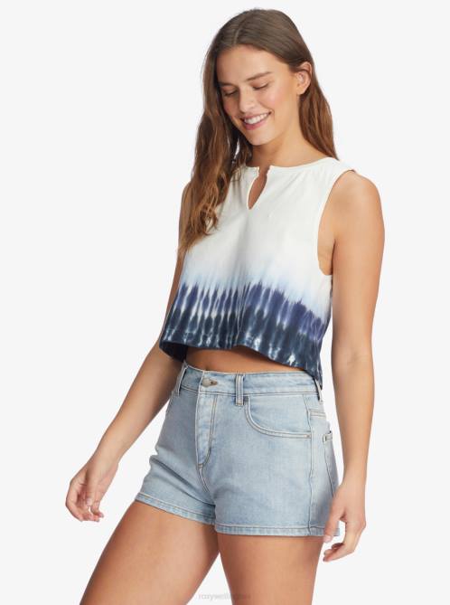 X4FH532 powder blue Ocean Dreams Sleeveless T-Shirt Women Roxy | T-shirts