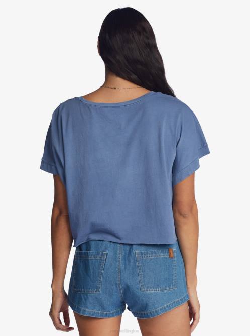 X4FH559 bijou blue Having Fun T-Shirt Women Roxy | T-shirts