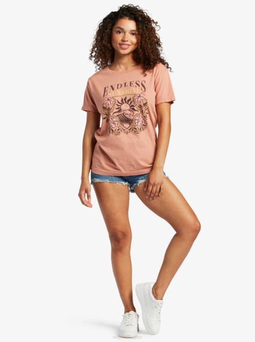 X4FH68 cork Endless Sunshine Oversized T-Shirt Women Roxy | T-shirts