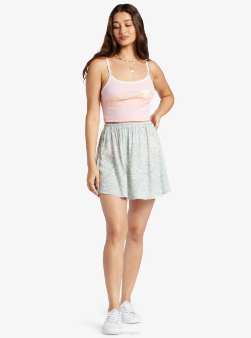 X4FH145 candy pink Linedance Cropped Tank Top Women Roxy | Tops