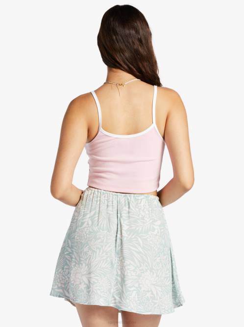 X4FH145 candy pink Linedance Cropped Tank Top Women Roxy | Tops