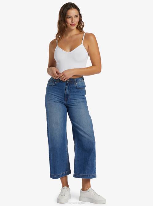 X4FH197 snow white Brami Strappy Top Women Roxy | Tops