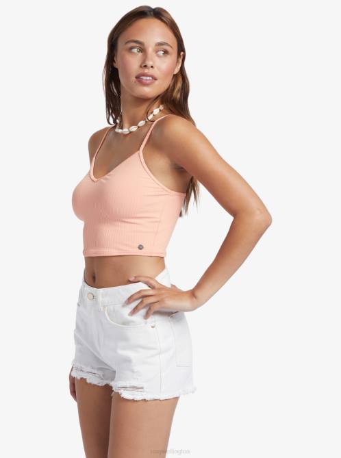 X4FH198 papaya punch Brami Strappy Top Women Roxy | Tops