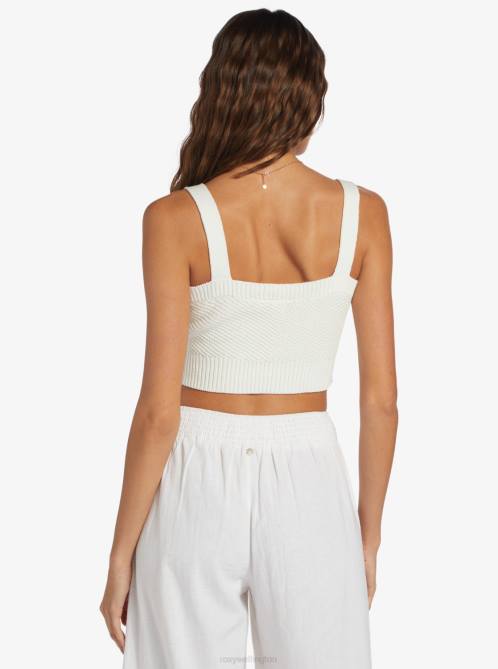 X4FH210 snow white Moody Dream Strappy Tank Women Roxy | Tops