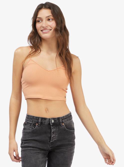 X4FH313 toasted nut Brami Strappy Top Women Roxy | Tops