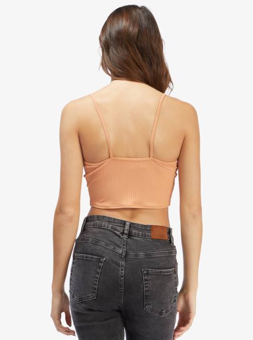 X4FH313 toasted nut Brami Strappy Top Women Roxy | Tops