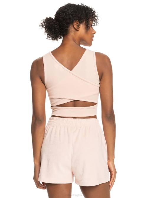 X4FH373 peach whip Good Keepsake Crop Top Women Roxy | Tops