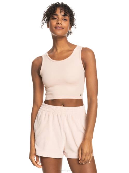 X4FH373 peach whip Good Keepsake Crop Top Women Roxy | Tops
