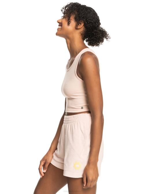 X4FH373 peach whip Good Keepsake Crop Top Women Roxy | Tops