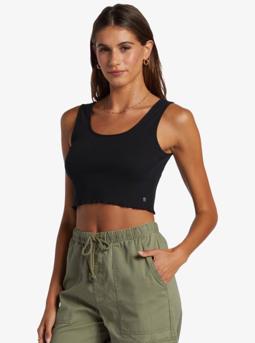 X4FH86 anthracite Keep It Wavy Tank Top Women Roxy | Tops