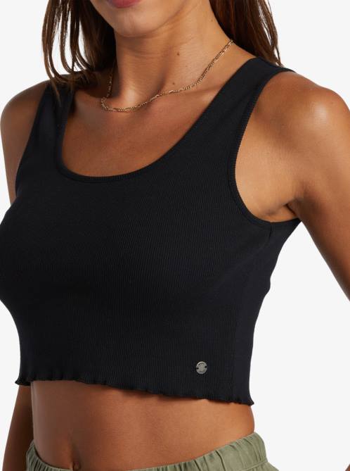 X4FH86 anthracite Keep It Wavy Tank Top Women Roxy | Tops