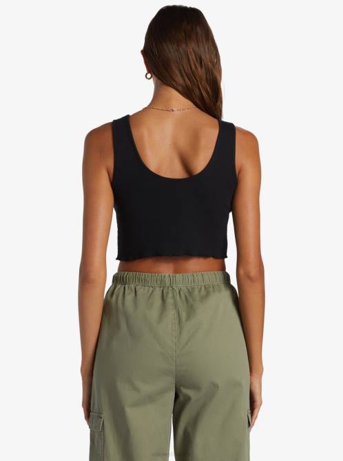 X4FH86 anthracite Keep It Wavy Tank Top Women Roxy | Tops