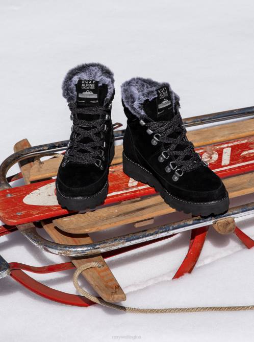 X4FH1369 anthracite Sadie Lace-Up Boots Women Roxy | Boots