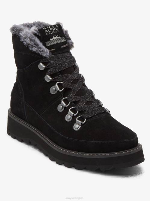 X4FH1369 anthracite Sadie Lace-Up Boots Women Roxy | Boots