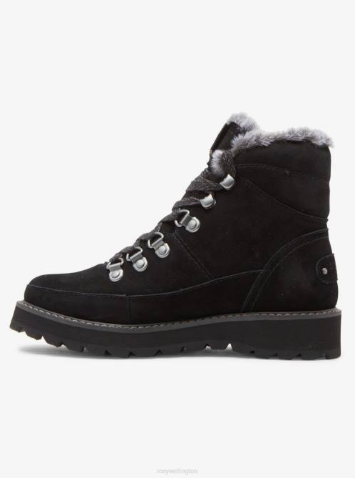 X4FH1369 anthracite Sadie Lace-Up Boots Women Roxy | Boots