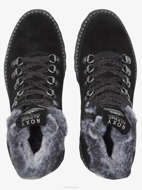 X4FH1369 anthracite Sadie Lace-Up Boots Women Roxy | Boots