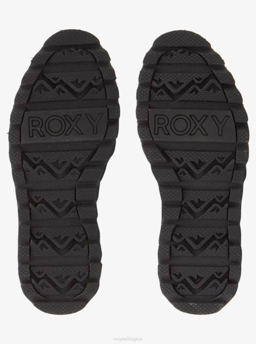 X4FH1369 anthracite Sadie Lace-Up Boots Women Roxy | Boots