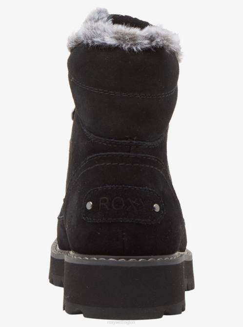X4FH1369 anthracite Sadie Lace-Up Boots Women Roxy | Boots