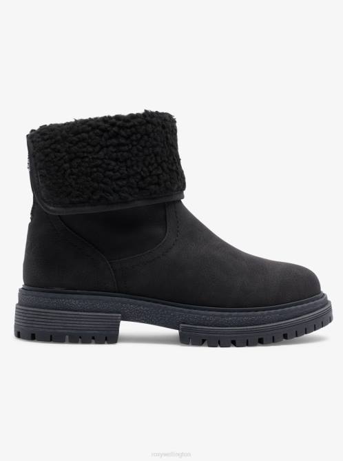 X4FH1455 black Fall Slip-On Boots Women Roxy | Boots