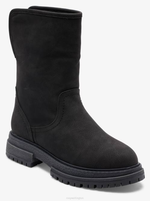 X4FH1455 black Fall Slip-On Boots Women Roxy | Boots