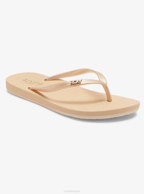 X4FH1220 champagne Jettie Sandals Women Roxy | Flip Flops