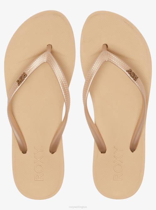 X4FH1220 champagne Jettie Sandals Women Roxy | Flip Flops