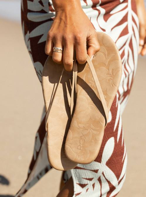 X4FH1221 tan Gabbie Flip-Flops Women Roxy | Flip Flops